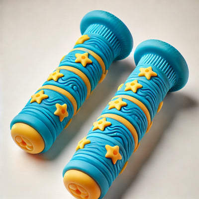 Blue & Yellow Star Grip