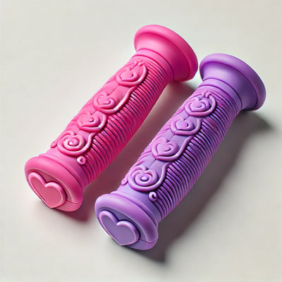 Pink & Purple Heart Grip
