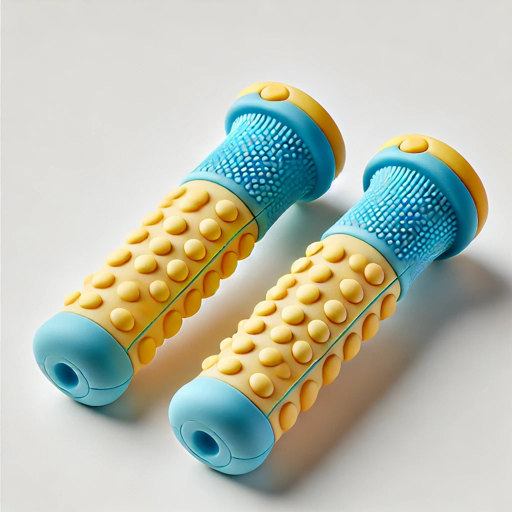 Yellow & Blue Bubble Grip