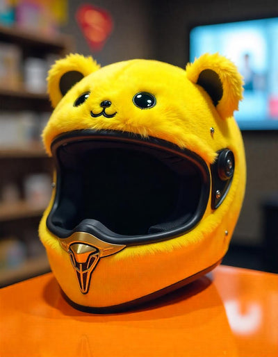 KSD Pikachu Yellow Motorcycle Helmet Cover